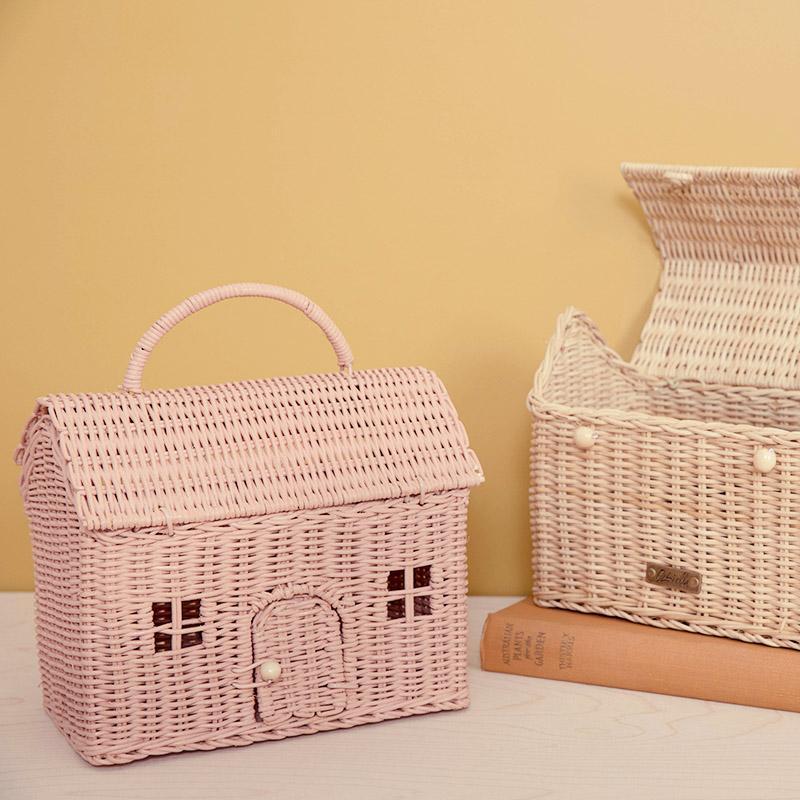 Rattan Casa Clutch