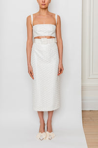 Beata Skirt in Glazed Ivory