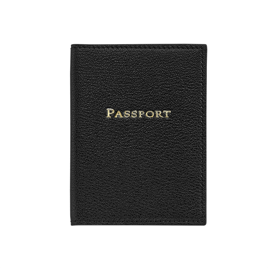 Passport Holder in Goatskin Leather