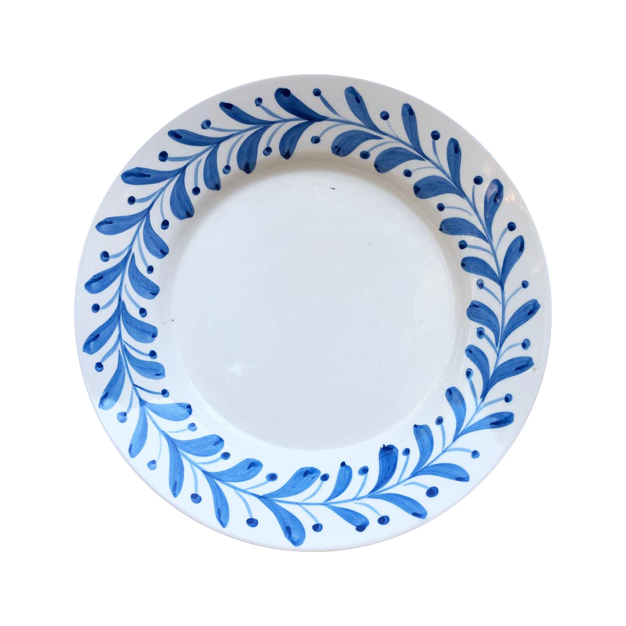 Anna Blue Dessert Plate