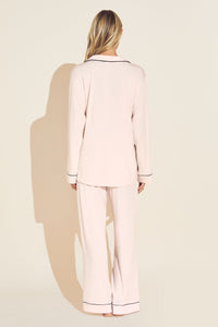 Gisele Long PJ Set in Sorbet/Black