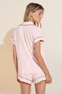 Gisele Shortie PJ Set in Sorbet/Black