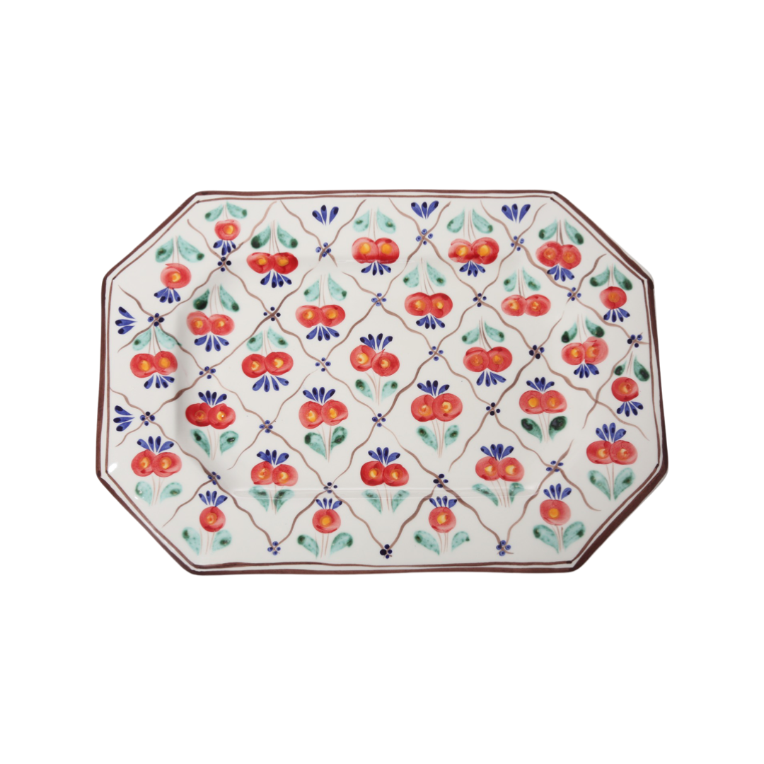 Trellis Octagonal Platter