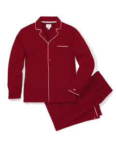 Luxe Pima Men’s Bordeaux Pajama Set