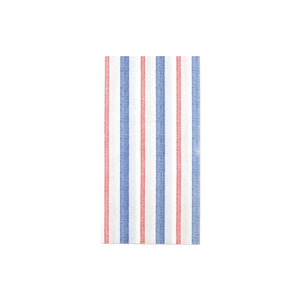 Papersoft Napkins Americana Stripe Guest Towels, Pack of 20