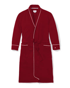 Luxe Pima Men's Bordeaux Robe