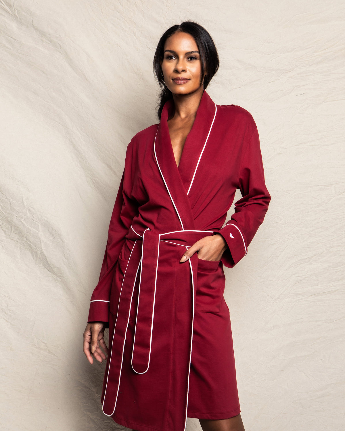 Luxe Pima Women's Bordeaux Robe