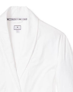 Women’s White Pima Cotton Robe