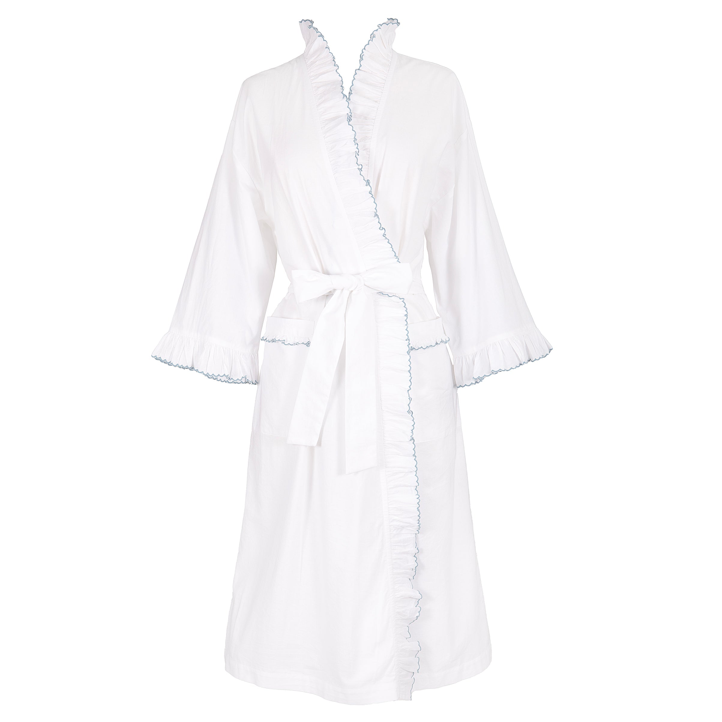 Lulie Cotton Ruffle Robe