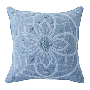 Berry & Thread Chambray 22" Pillow