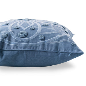 Berry & Thread Chambray 22" Pillow