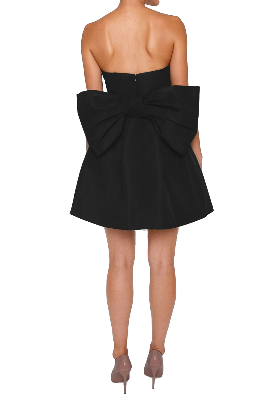 Paige Silk Faille Full Mini Dress
