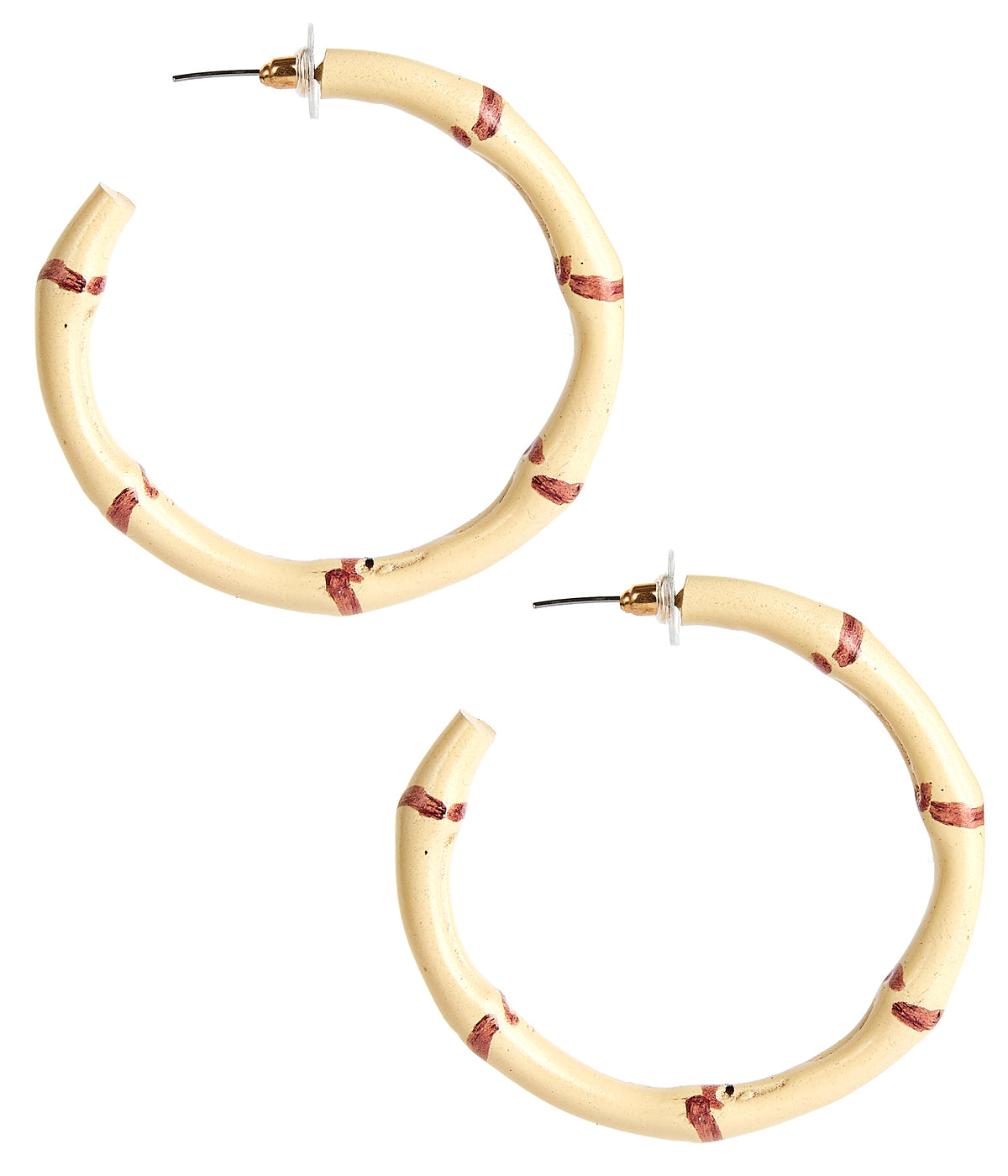 Palmer Bamboo Hoop Earrings