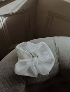 Personalized Organza Scrunchie