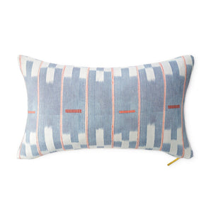 Chambray Lattice Baule Pillow Pillow St. Frank 26" W x 16" H 