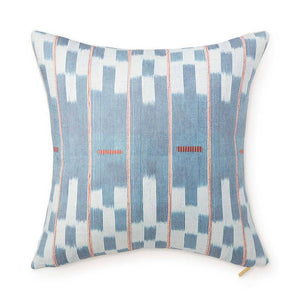 Chambray Lattice Baule Pillow Pillow St. Frank 22" W x 22" H 