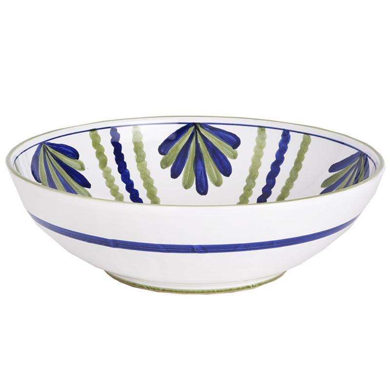 Blossom Salad Bowl Blue