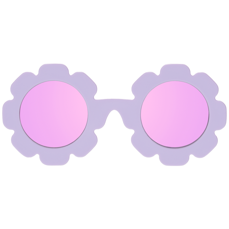Irresistible Iris Flower in Lavender Polarized Mirrored Lenses