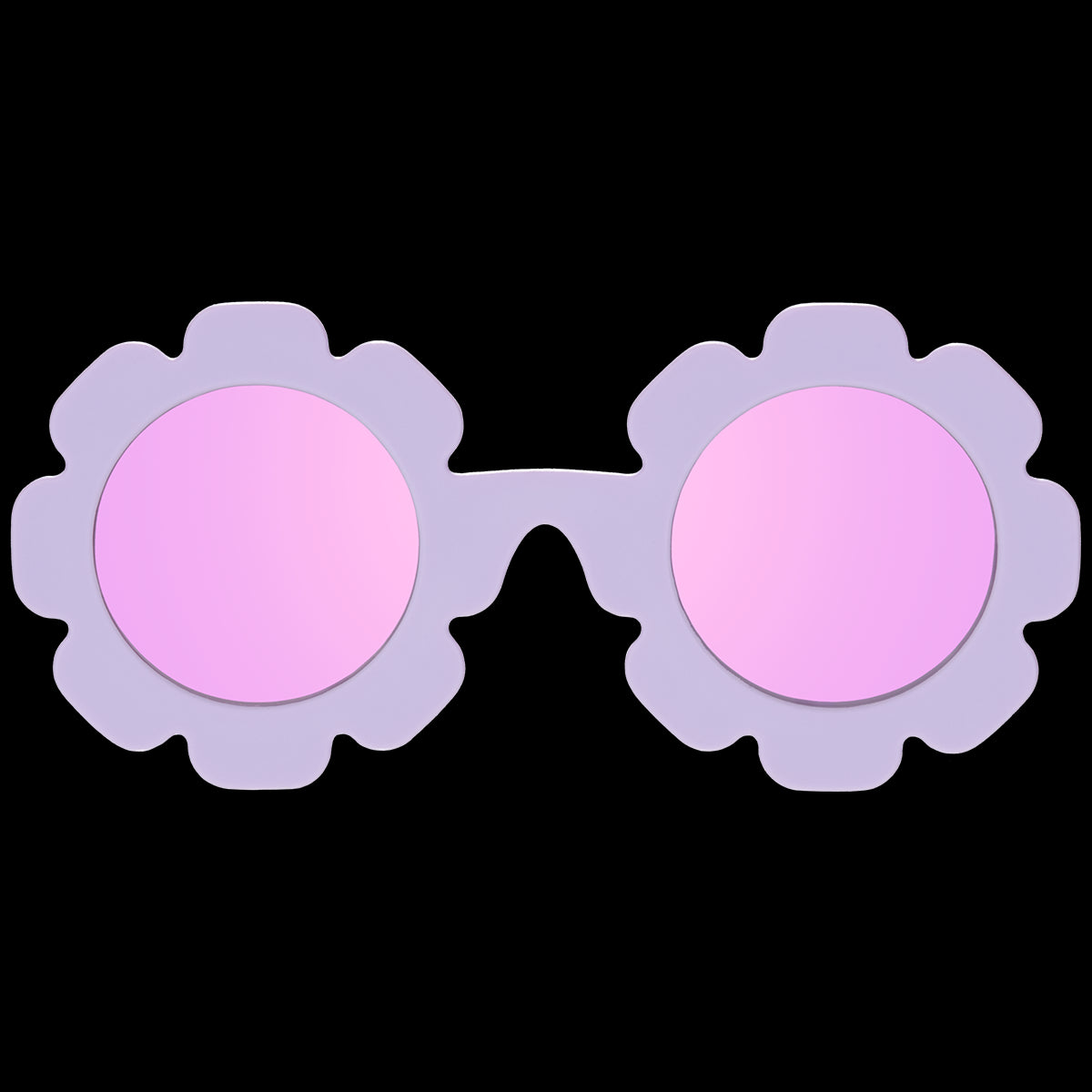 Irresistible Iris Flower in Lavender Polarized Mirrored Lenses