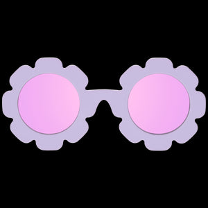 Irresistible Iris Flower in Lavender Polarized Mirrored Lenses