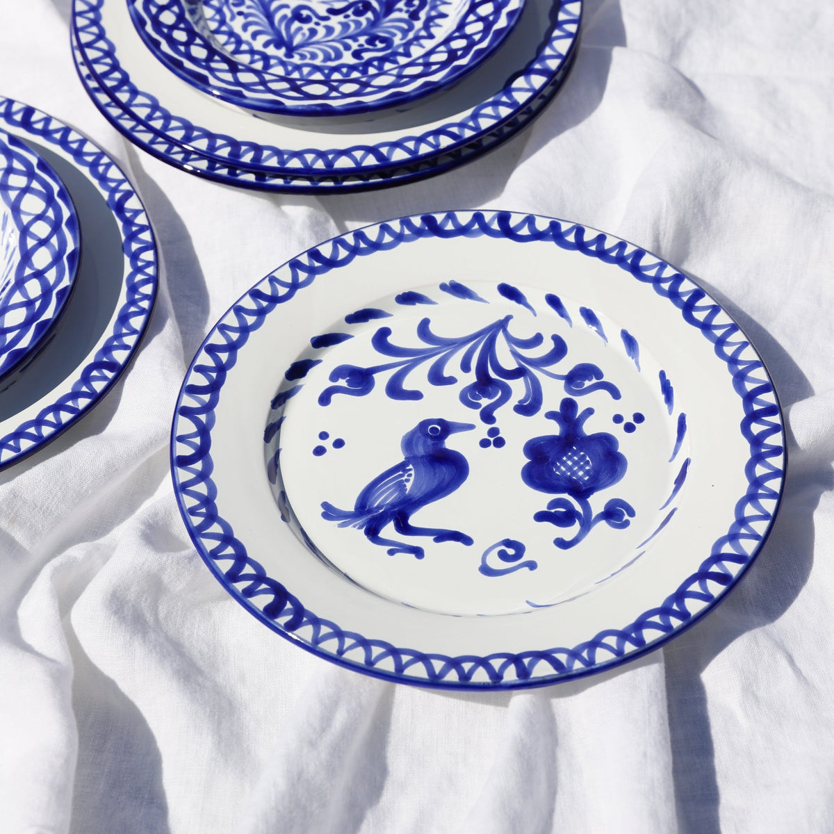 Casa Azul Dinner Plate with Traditional Designs