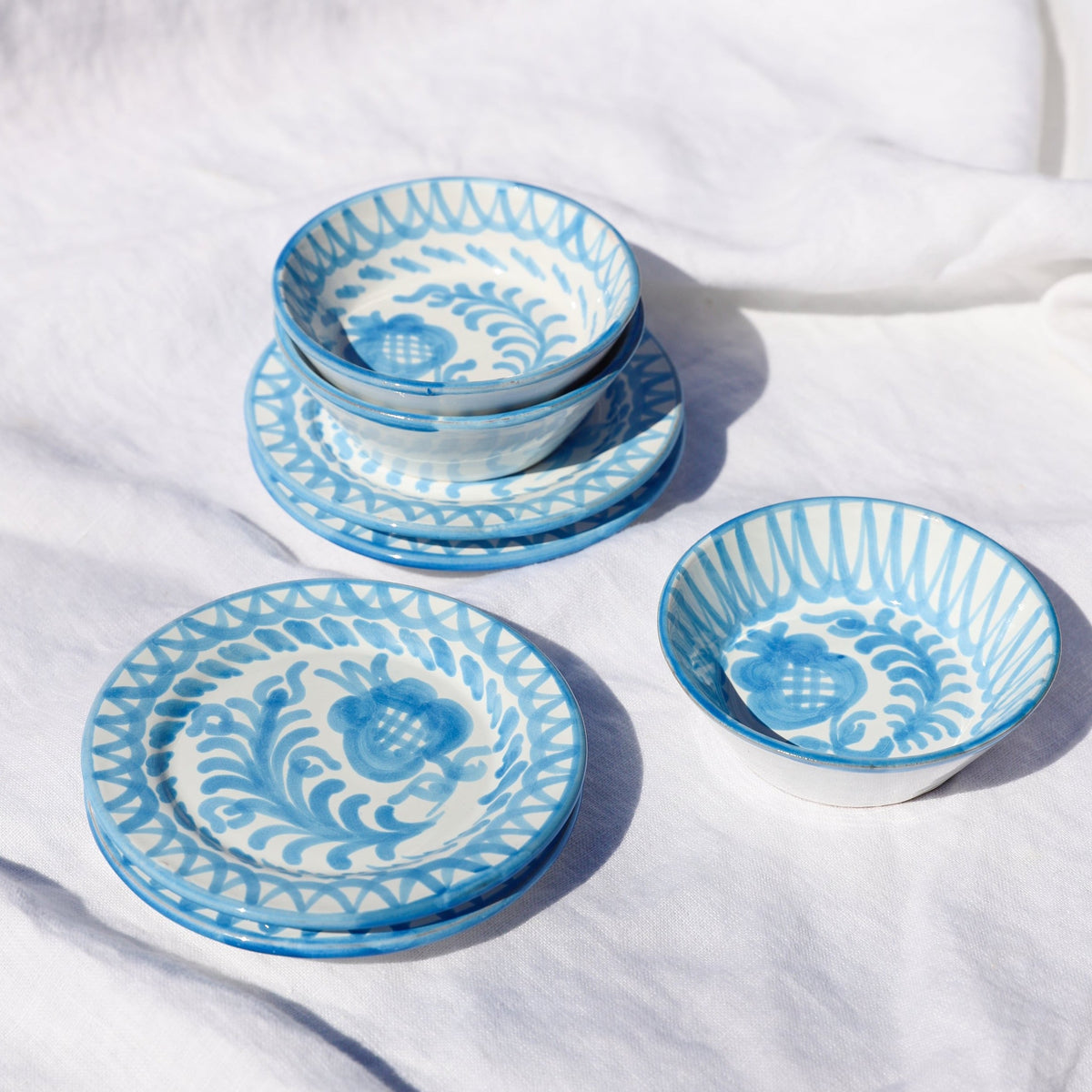 Casa Celeste Mini Plate with Hand-Painted Designs