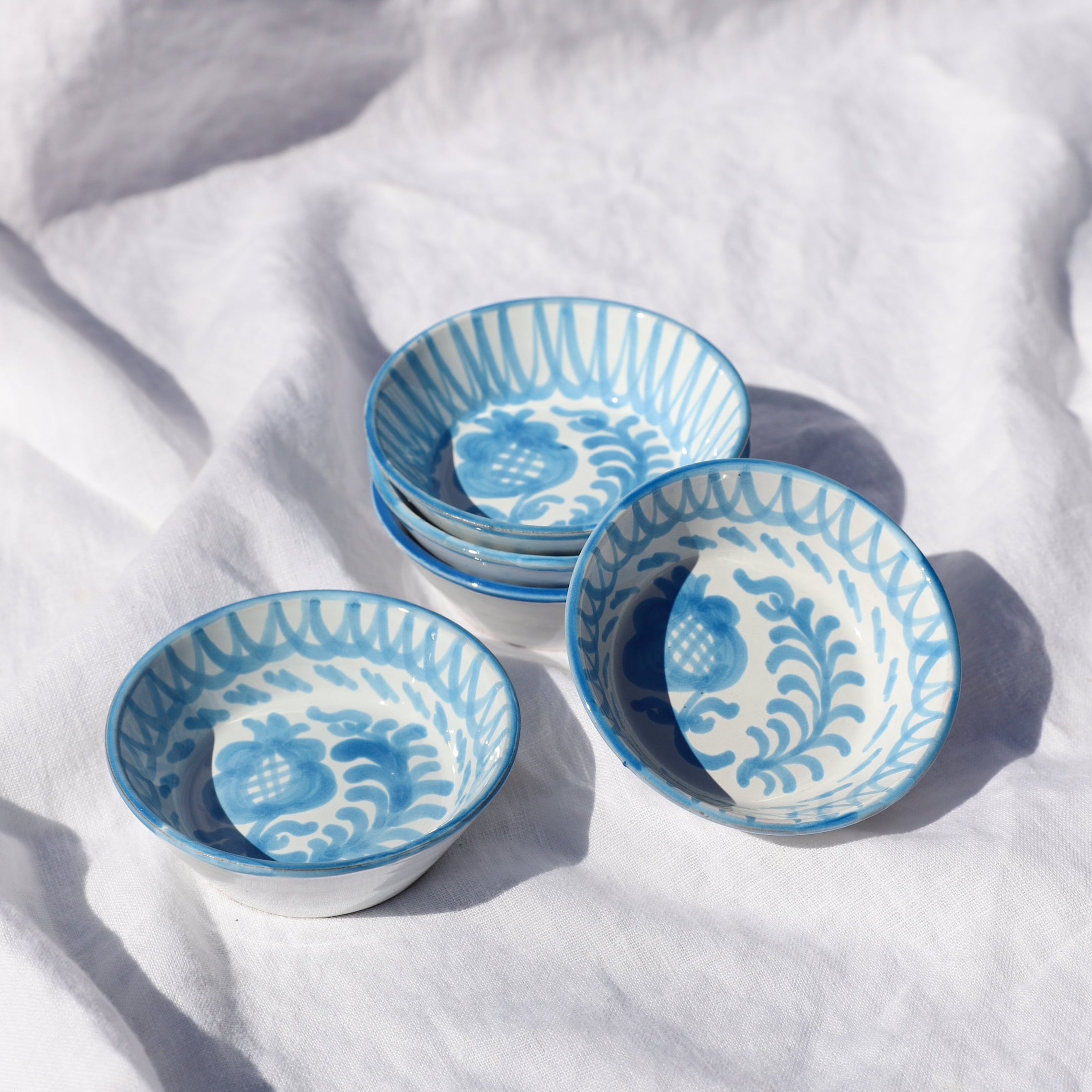 Casa Celeste Mini Bowl with Hand-Painted Designs