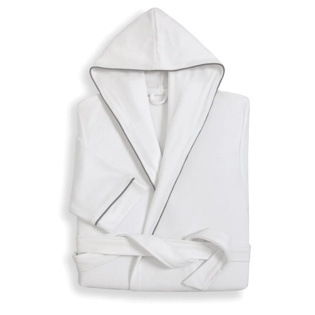 Provence Hooded Terry Bathrobe