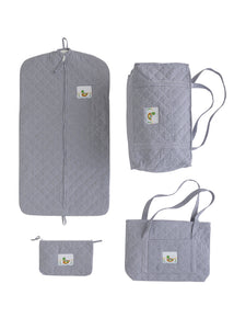 Quilted Luggage Set