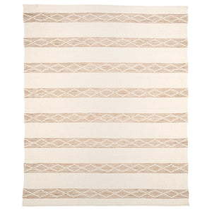 Sequoia Stripe Jute Rug in Natural