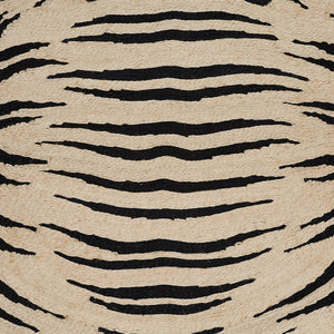 Tigre Rug in Black & Natural