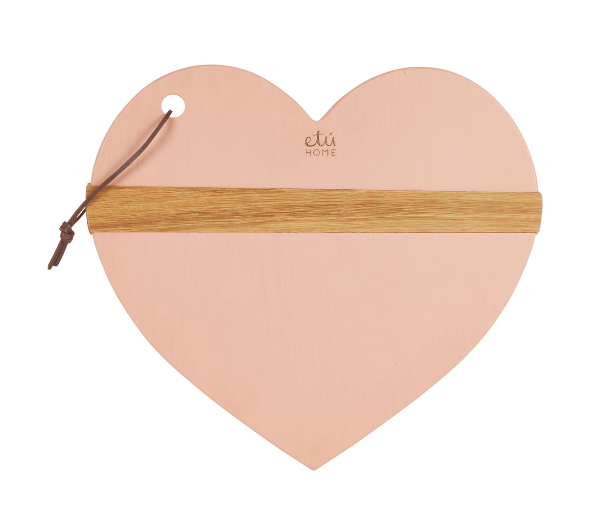 Blush Mod Heart Charcuterie Board