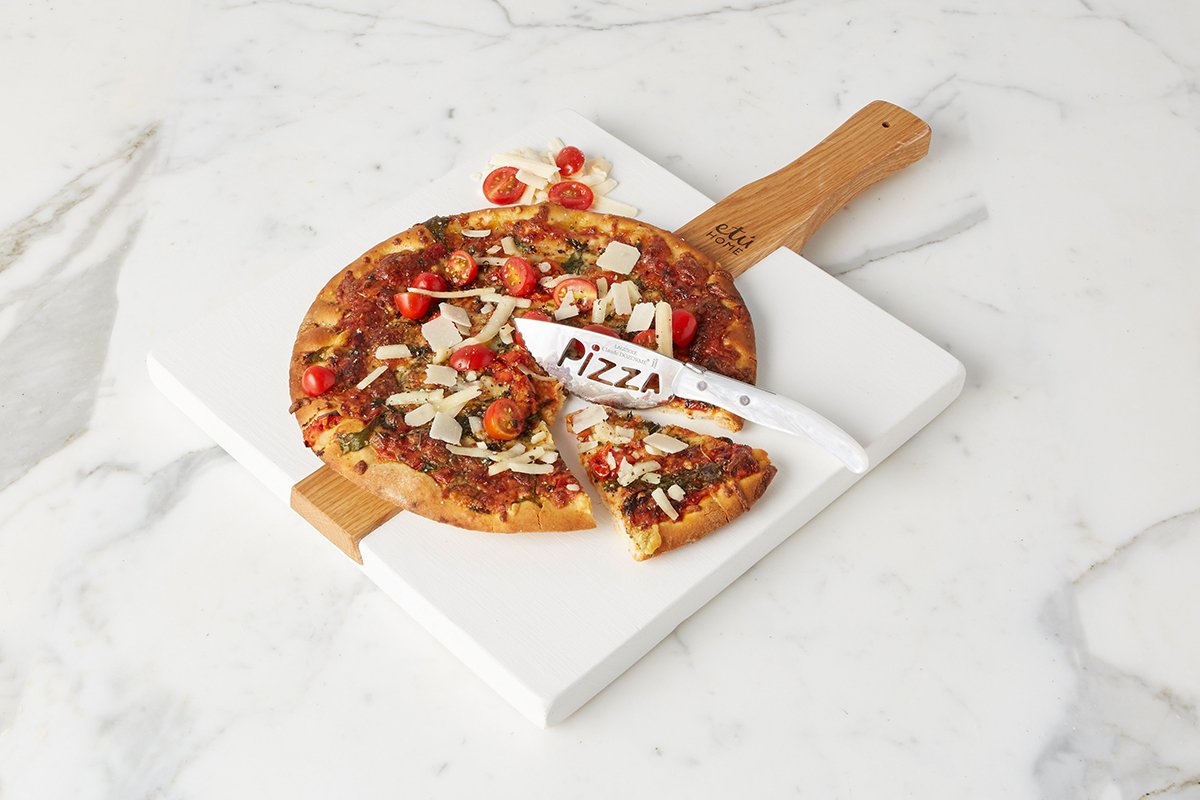 White Square Italian Pizza Board