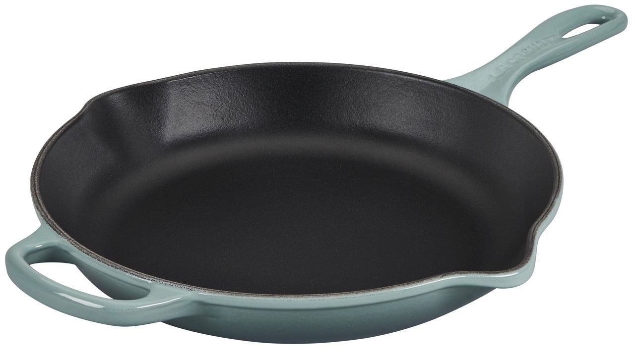 Signature Iron Handle Skillet in Sea Salt