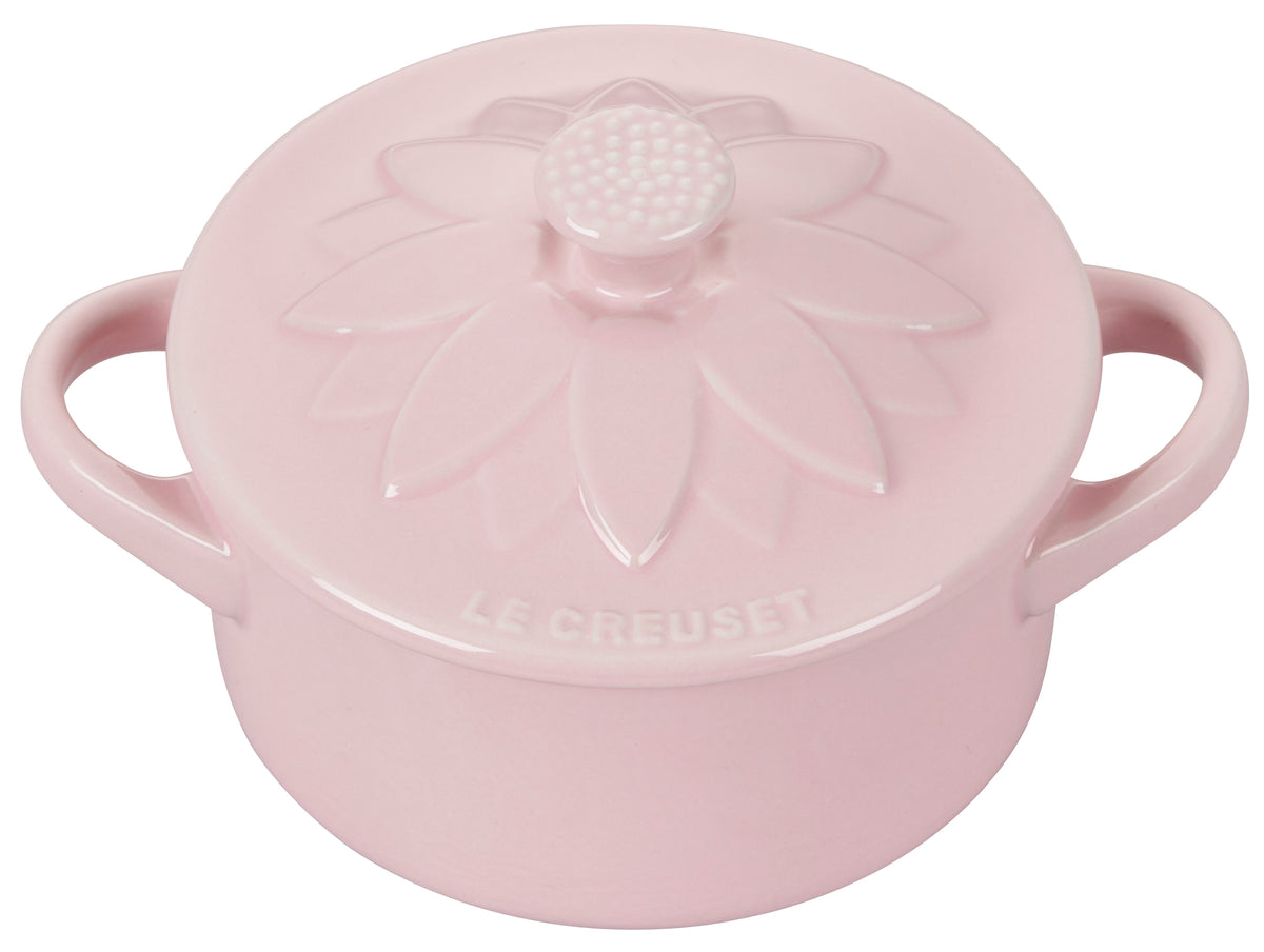 Mini Round Cocotte with Flower Lid