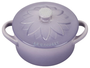 Mini Round Cocotte with Flower Lid