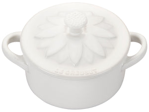 Mini Round Cocotte with Flower Lid