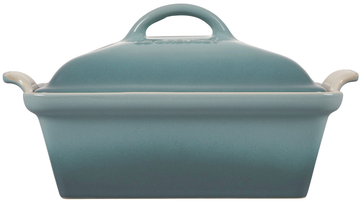 Heritage Covered Square Casserole in Sea Salt