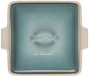 Heritage Covered Square Casserole in Sea Salt