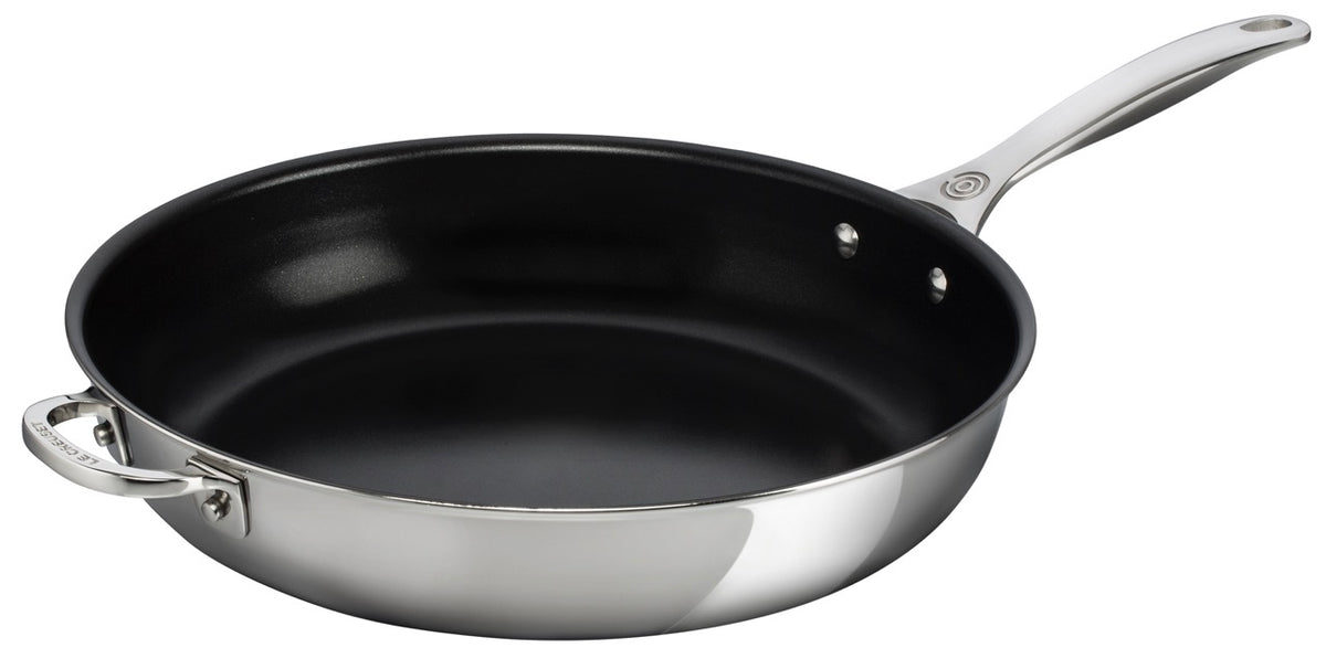 12.5" Nonstick Deep Fry Pan with Helper Handle