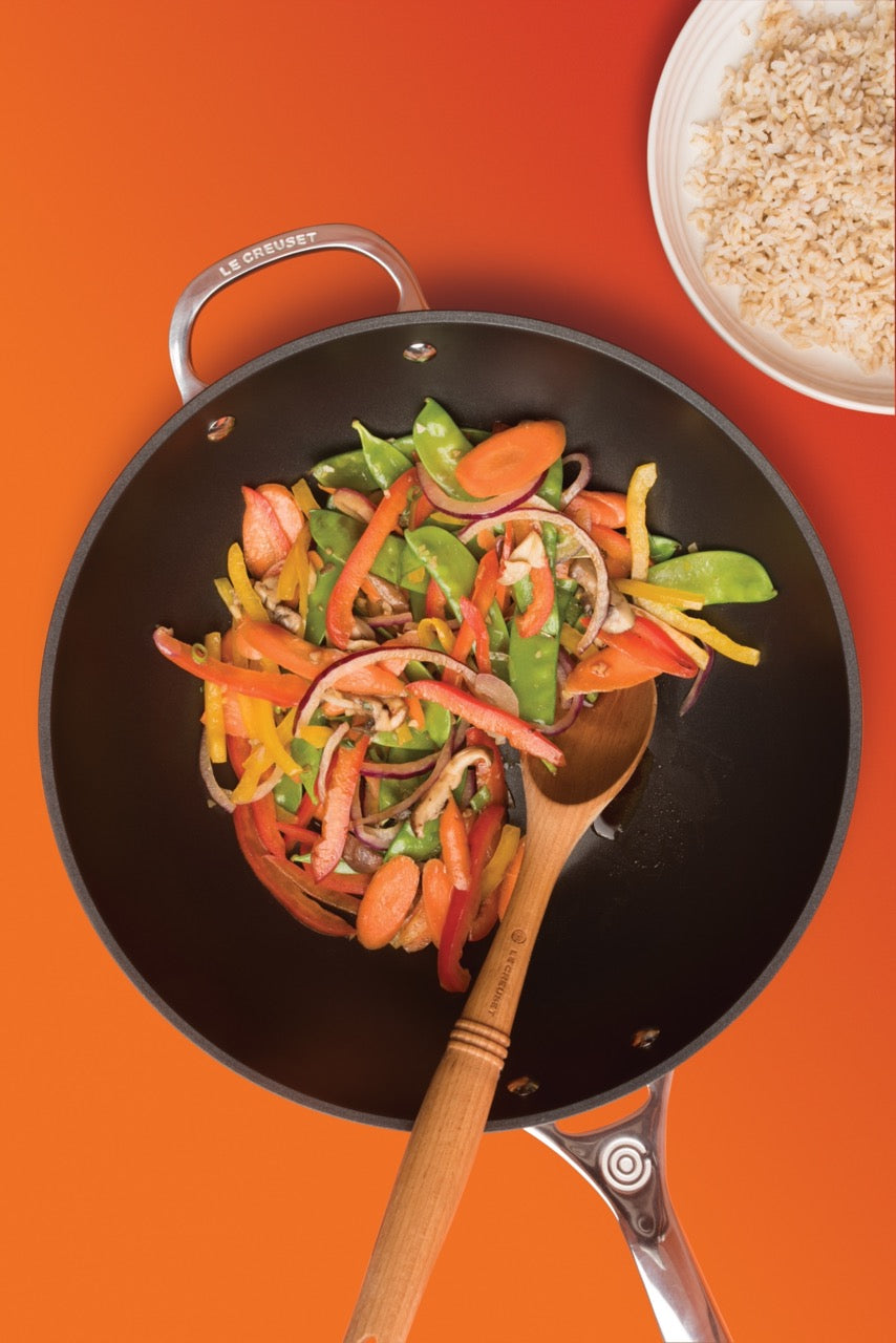 Toughened Nonstick PRO 12" Stir Fry Pan with Helper Handle