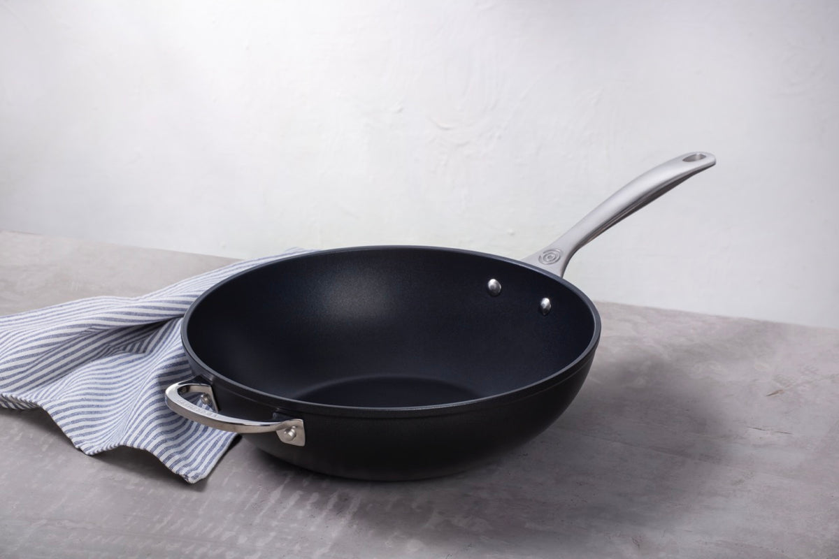 Toughened Nonstick PRO 12" Stir Fry Pan with Helper Handle