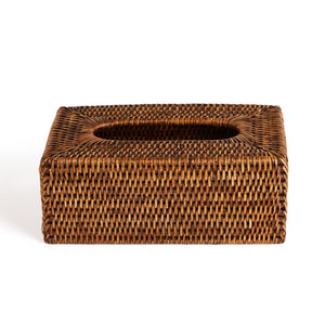 Rattan Tissue Box Cover