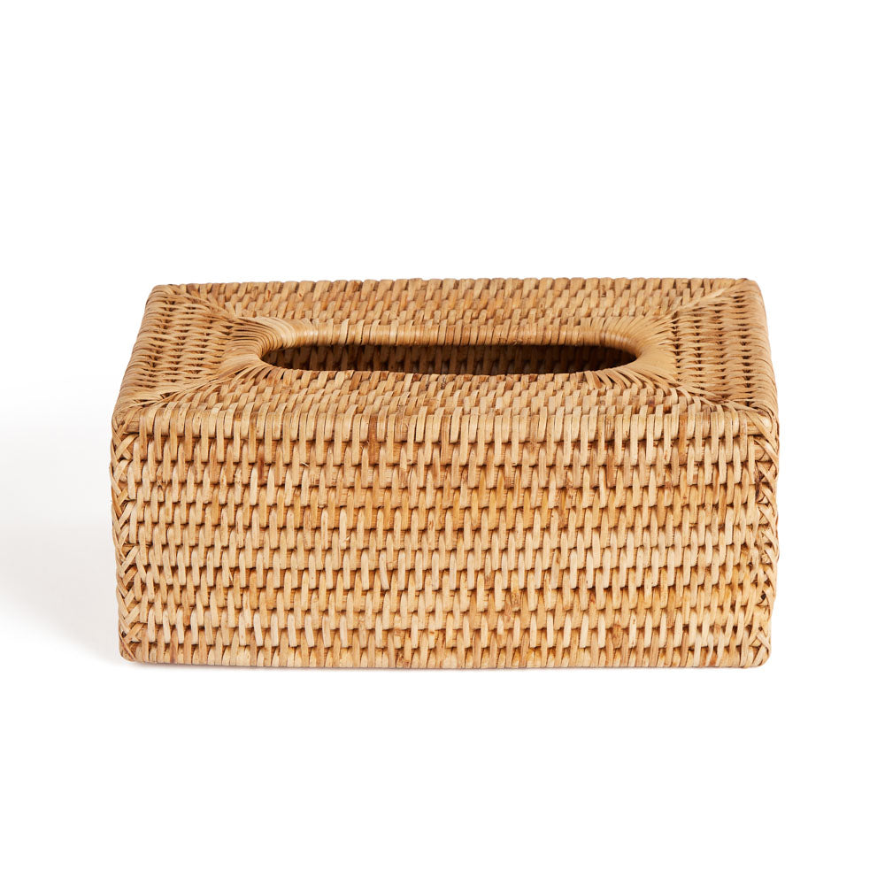 Rattan Tissue Box Cover