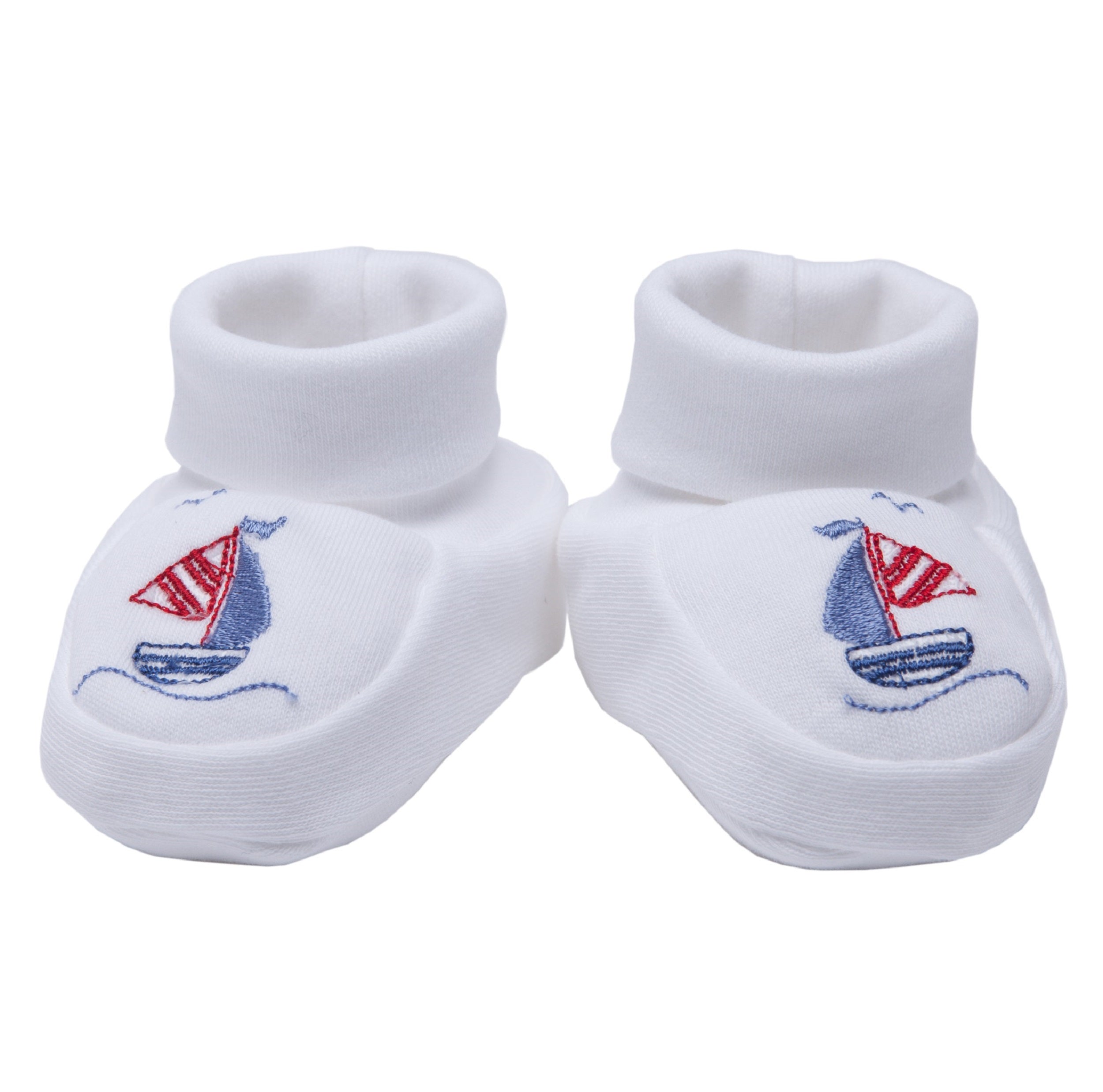 Embroidered Baby Booties