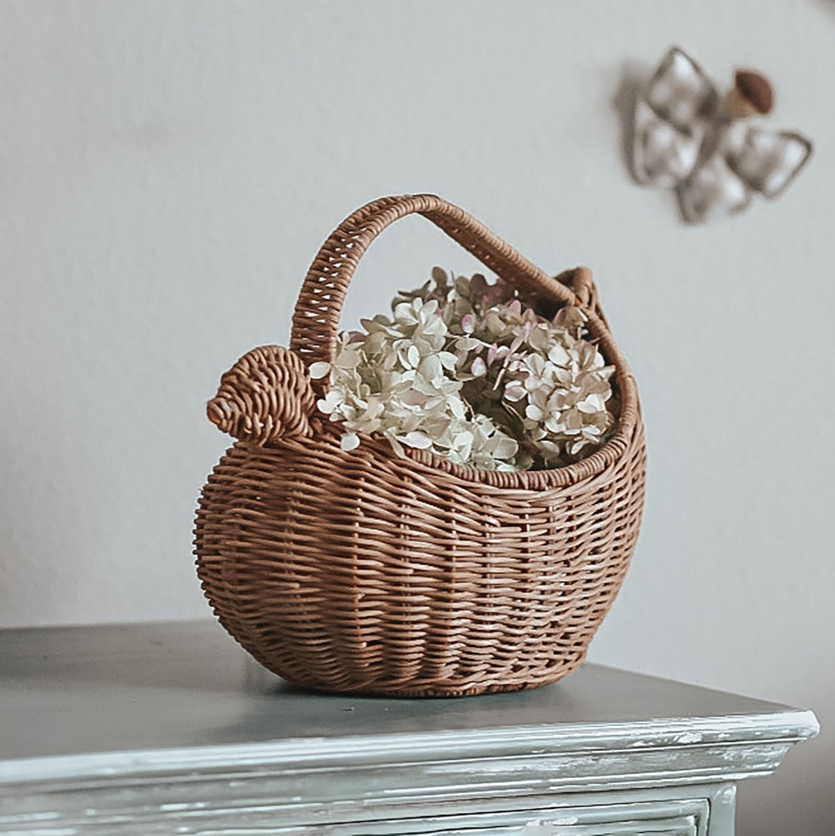 Rattan Chicken Basket