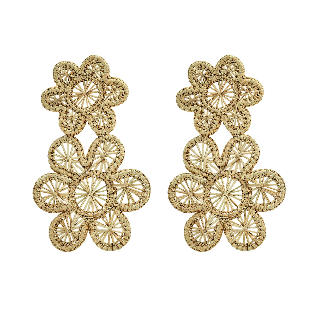 Rattan Bloom Earring