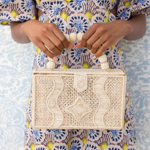 Rattan Cage Clutch