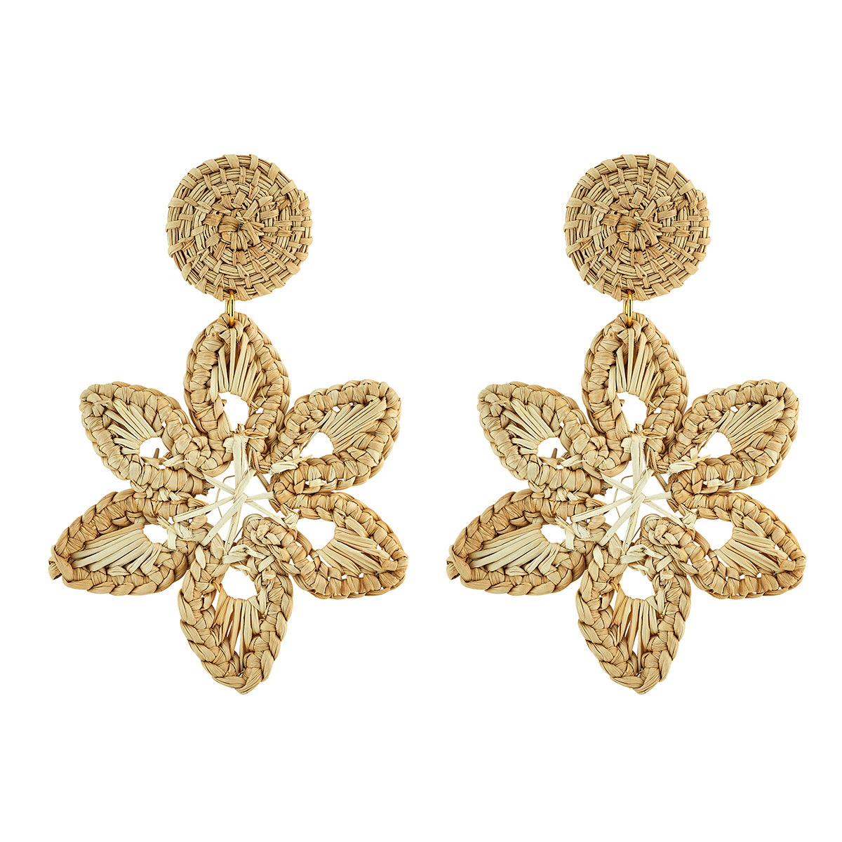 Rattan Celine Earring