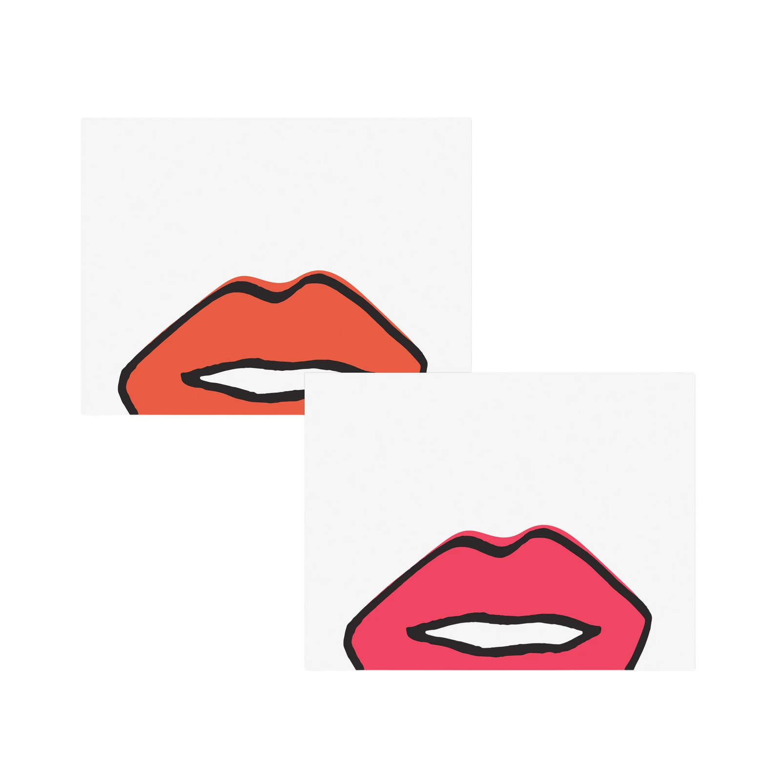 Lip Service Place Cards, Set of 24